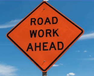 Road Work Sign