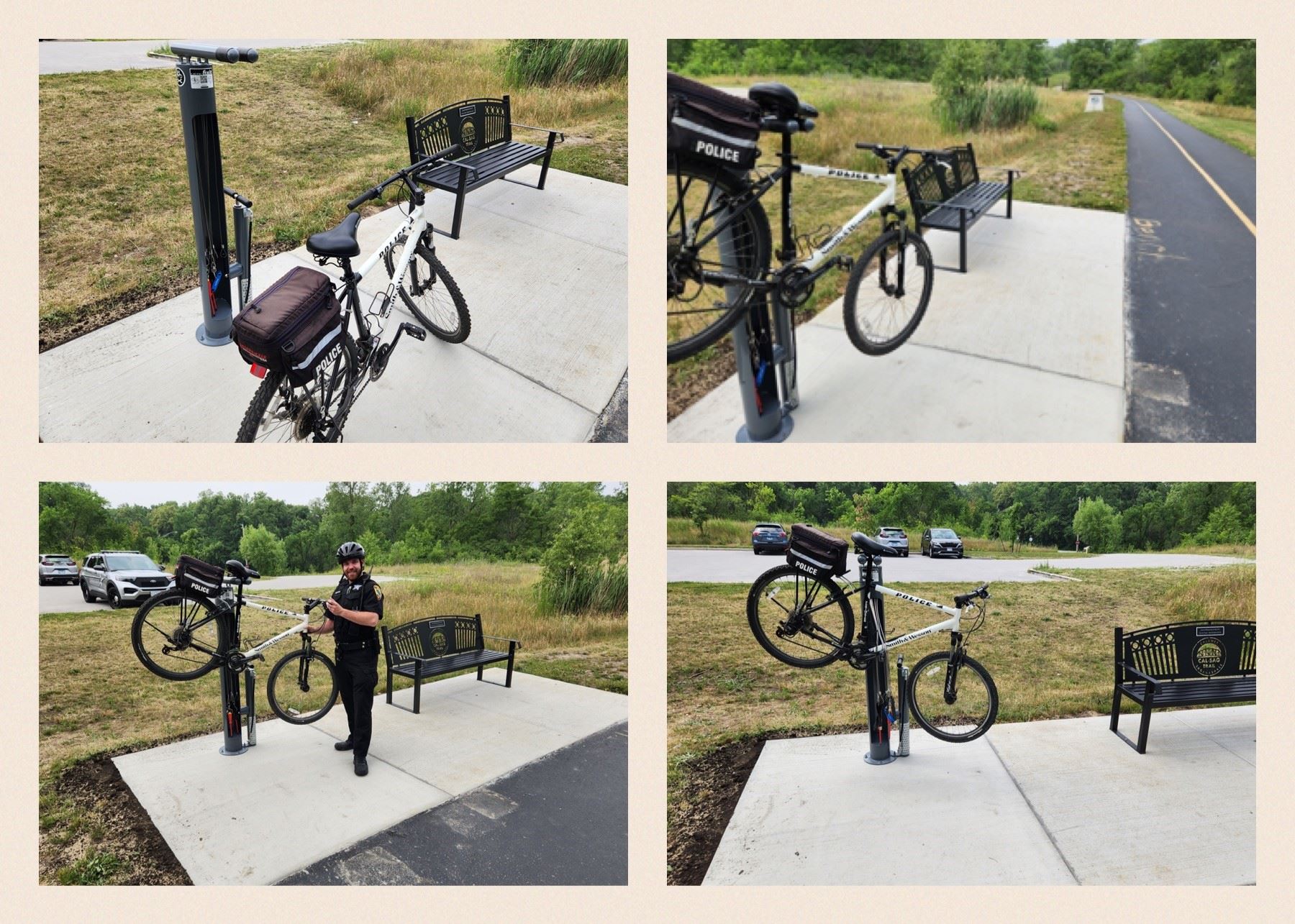 New bike repair station